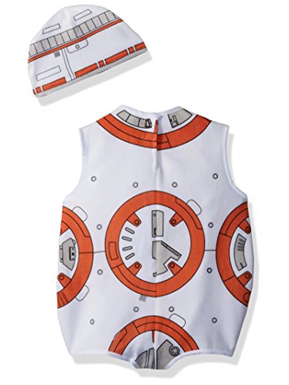 Star Wars Kids BB-8 Costume Set - Fleece Vest & Hat - Size 3T-4T